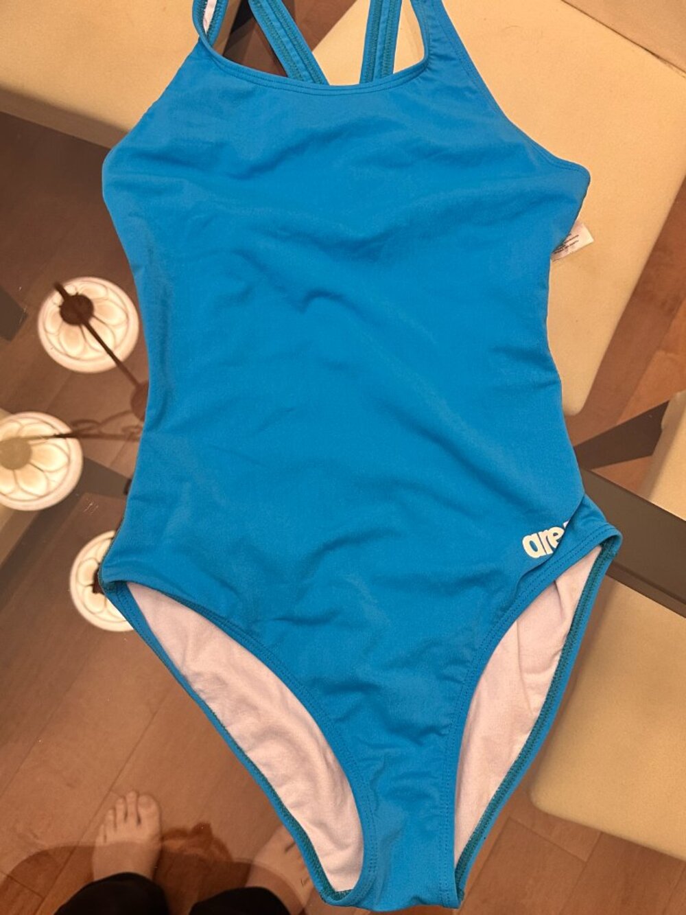 Arena one piece Swimsuit size 32 Blue